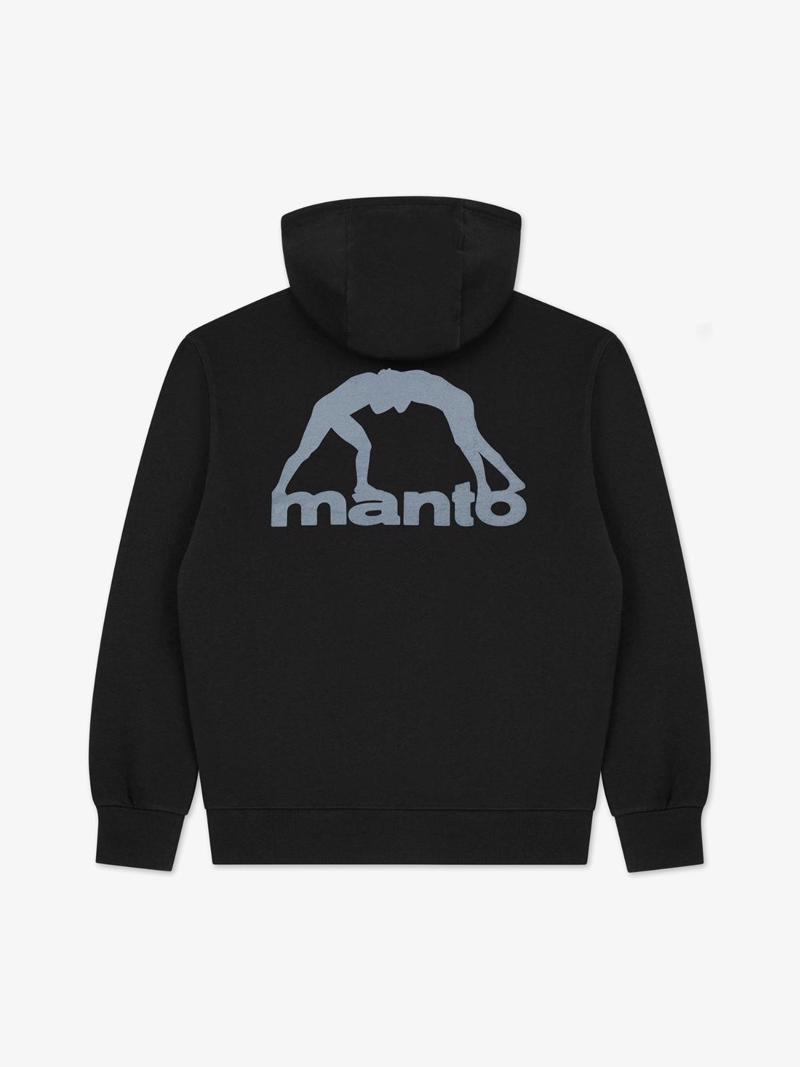 MANTO hoodie peacefull violence - black